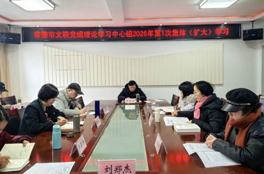 市文联组织2025年度民主生活会会前学习暨党组理论学习中心组2026年度第1次集体（扩大）学习​